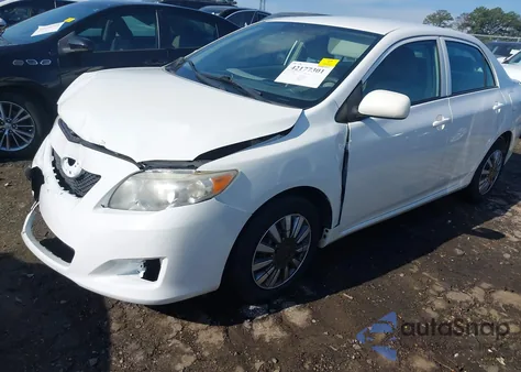 2010 Toyota Corolla Le z USA, uszkodzony, nr VIN JTDBU4EE1AJ080493